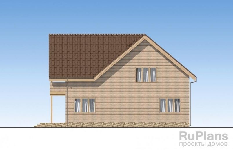 Проект каркасного дома №205 на заказ
