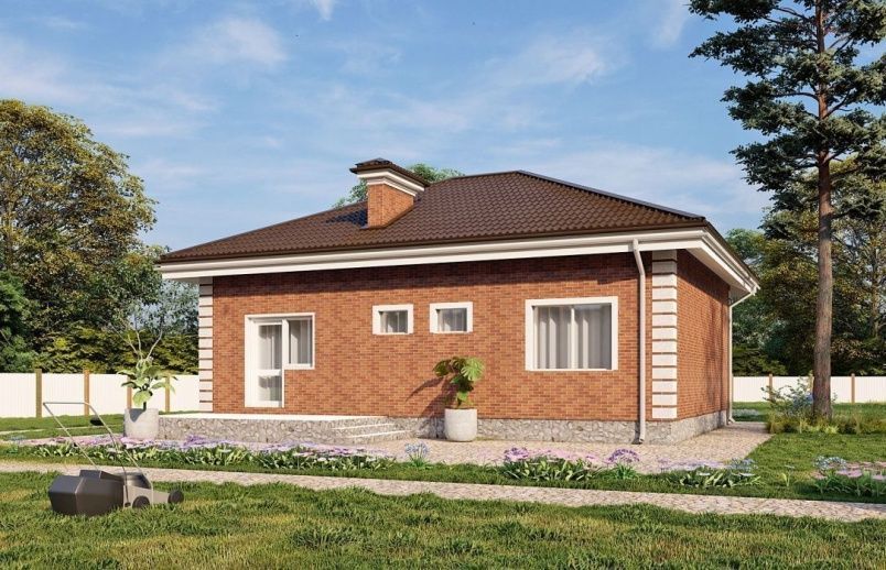 Проект блочного дома №506 на заказ