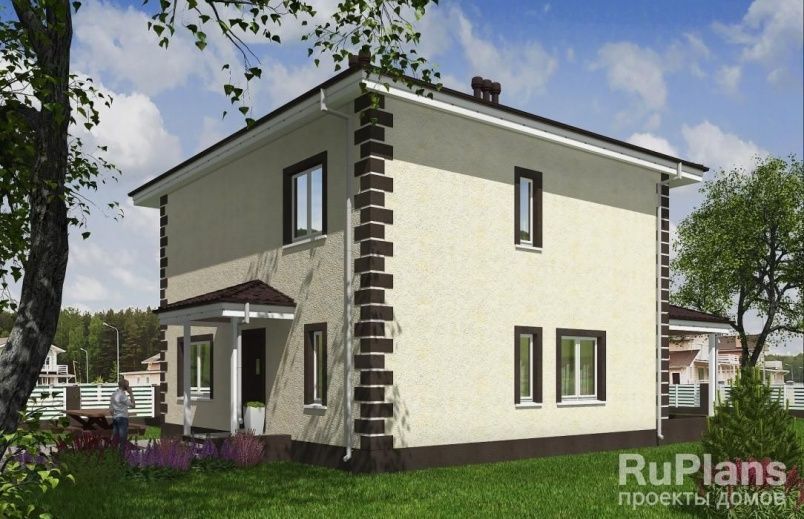 Проект блочного дома №38 на заказ