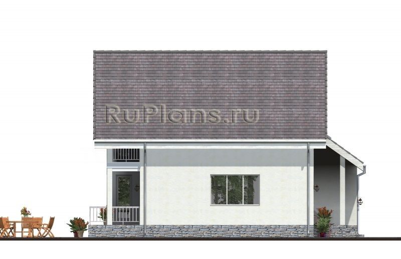 Проект каркасного дома №386 на заказ