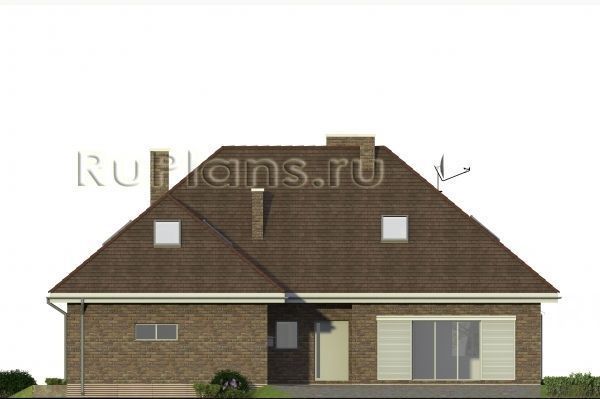 Проект кирпичного дома №788 на заказ