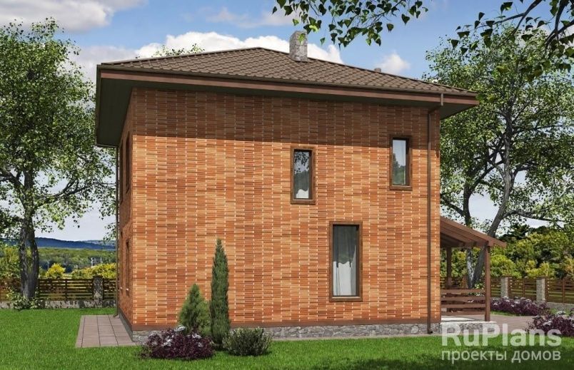 Проект блочного дома №343 на заказ