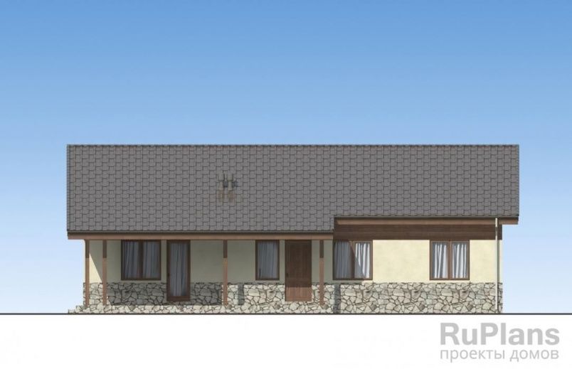 Проект каркасного дома №188 на заказ