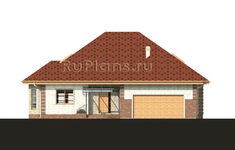 Проект блочного дома №418 на заказ