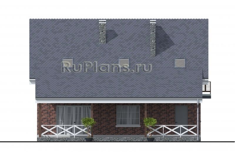 Проект блочного дома №897 на заказ