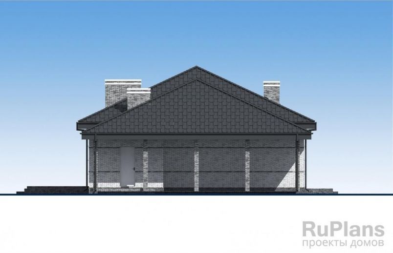 Проект кирпичного дома №585 на заказ