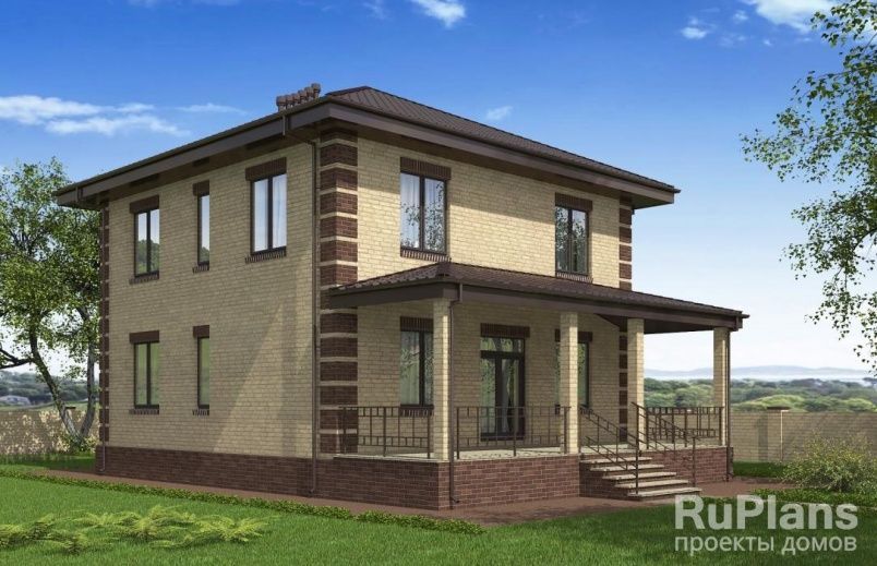 Проект блочного дома №316 на заказ