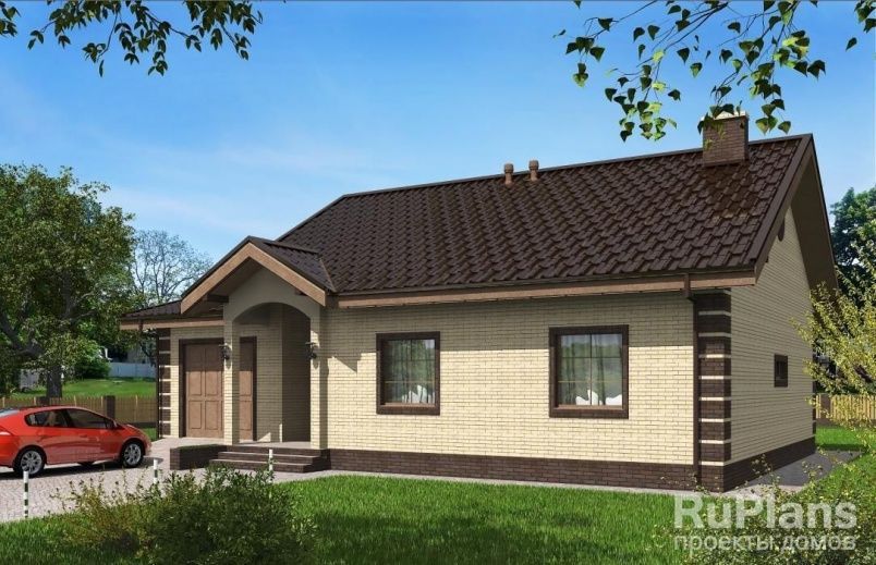 Проект блочного дома №57 на заказ