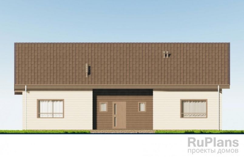 Проект каркасного дома №542 на заказ