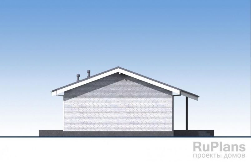 Проект блочного дома №77 на заказ