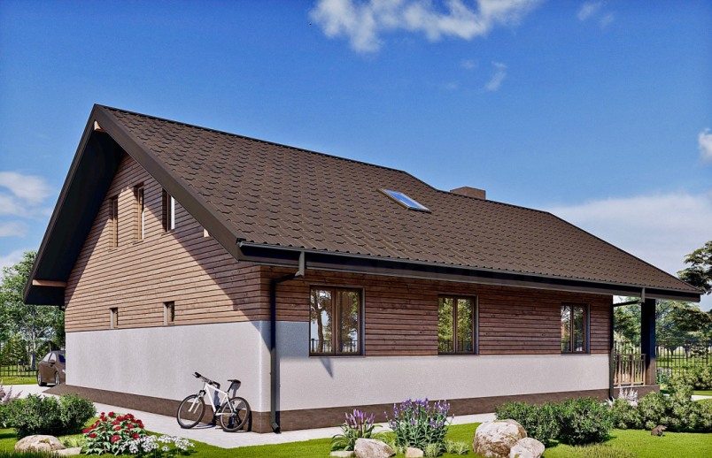 Проект блочного дома №397 на заказ