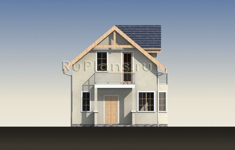 Проект каркасного дома №382 на заказ