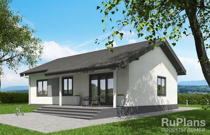 Проект блочного дома №788 на заказ