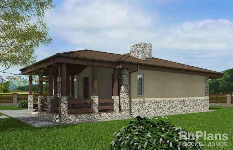 Проект блочного дома №285 на заказ