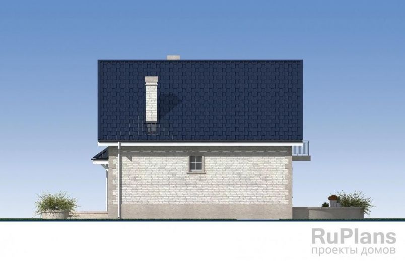 Проект кирпичного дома №556 на заказ