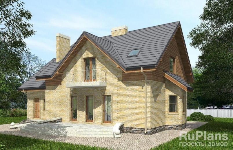 Проект кирпичного дома №514 на заказ