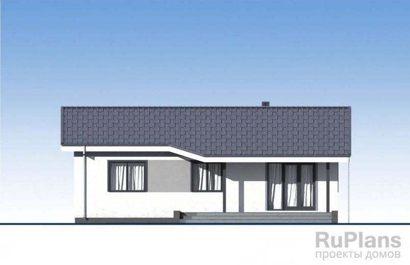 Проект блочного дома №637 на заказ