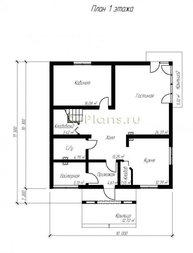 Проект каркасного дома №948 на заказ