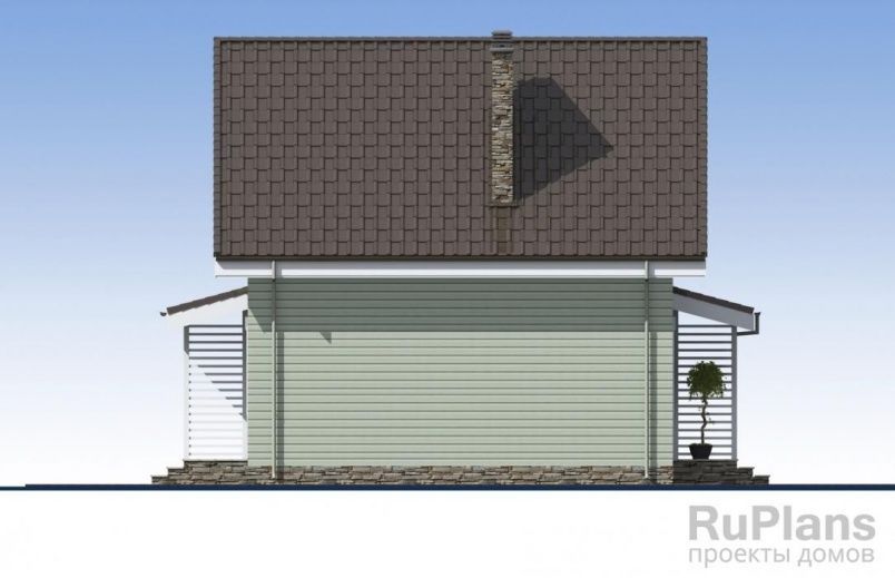 Проект блочного дома №159 на заказ