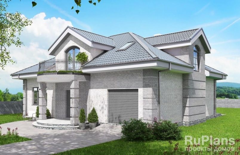 Проект кирпичного дома №491 на заказ