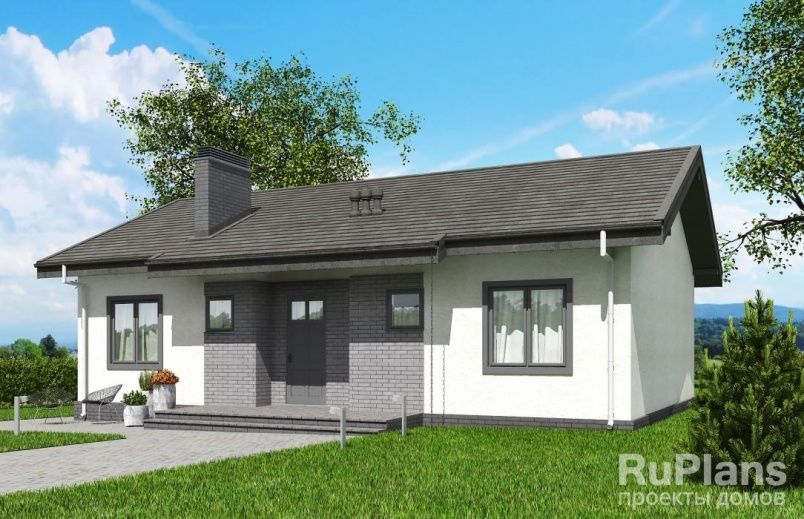 Проект блочного дома №788 на заказ