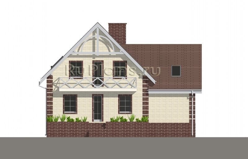 Проект кирпичного дома №486 на заказ