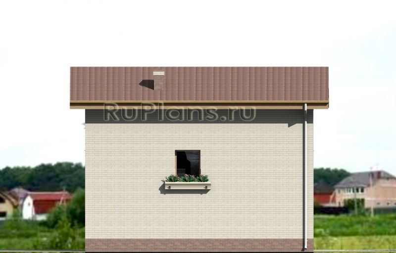 Проект блочного дома №720 на заказ