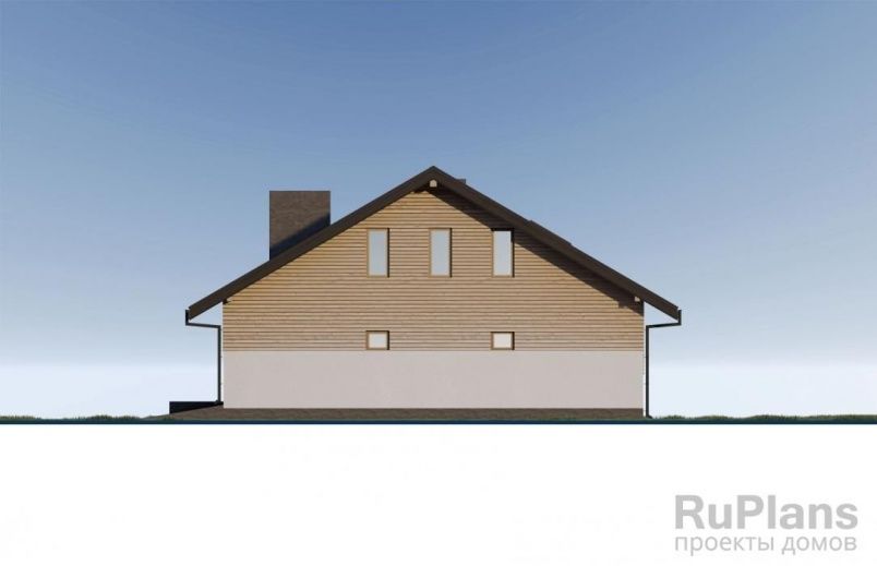 Проект блочного дома №397 на заказ