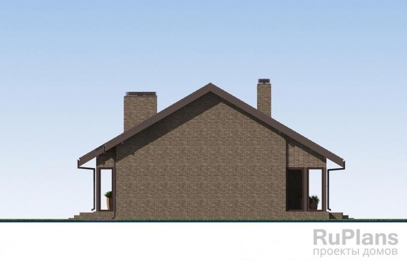 Проект блочного дома №564 на заказ