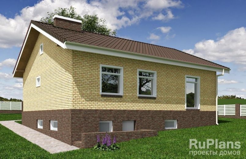 Проект блочного дома №569 на заказ