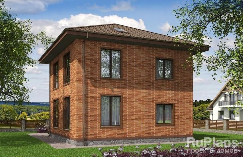 Проект блочного дома №343 на заказ