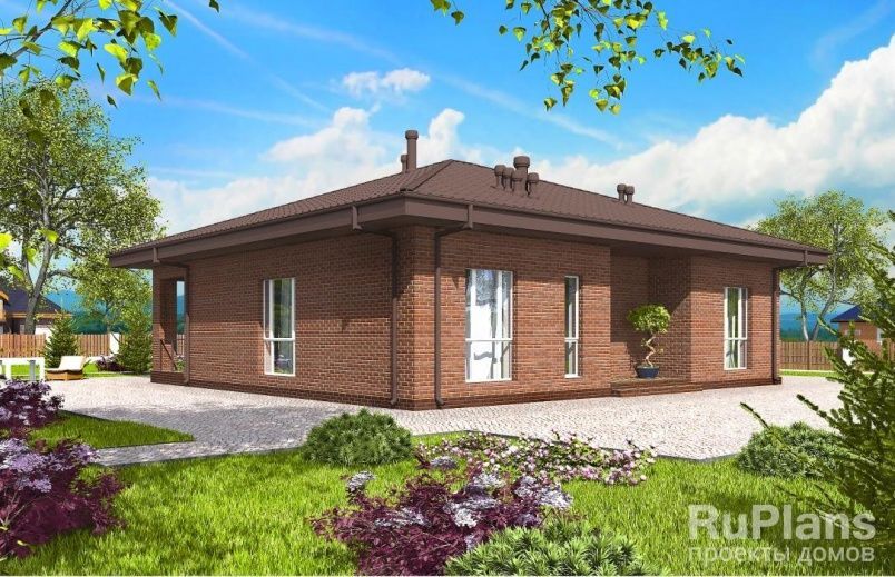 Проект блочного дома №756 на заказ