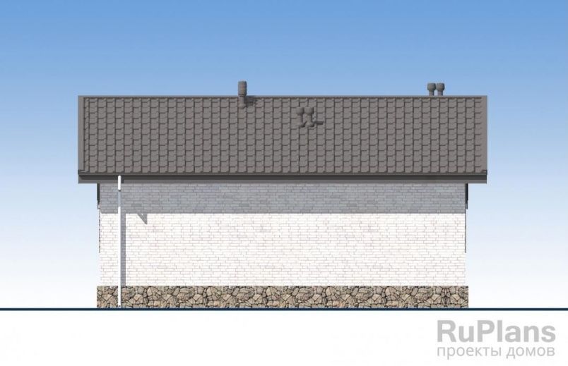 Проект блочного дома №18 на заказ