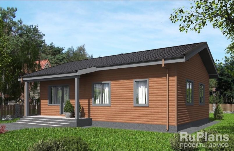 Проект каркасного дома №765 на заказ