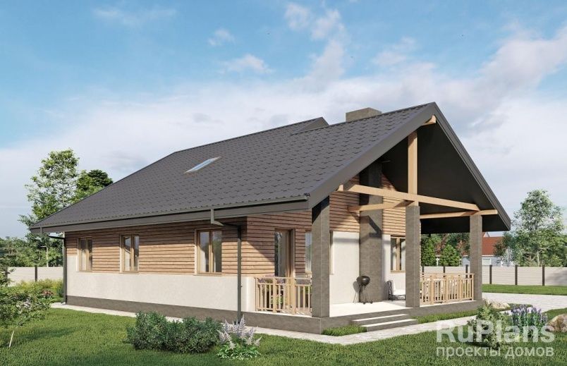 Проект блочного дома №397 на заказ