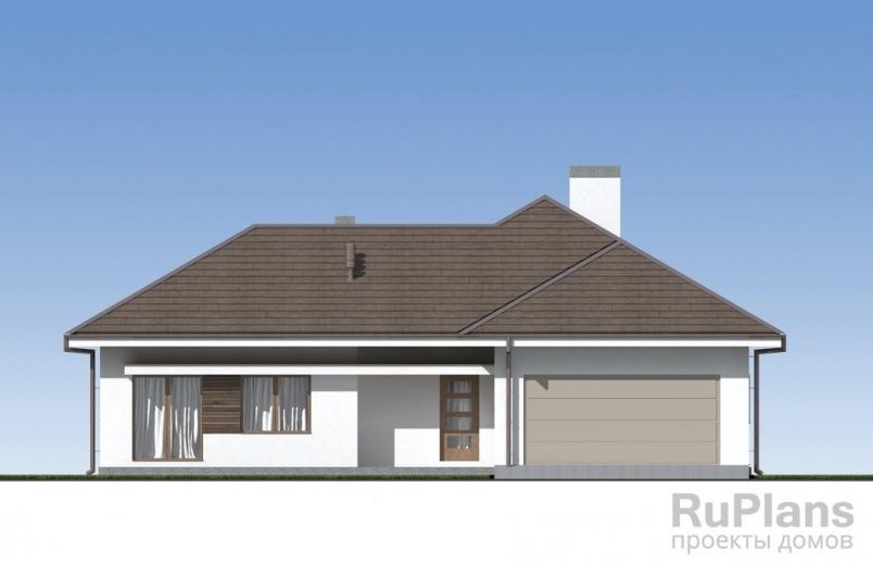 Проект блочного дома №424 на заказ