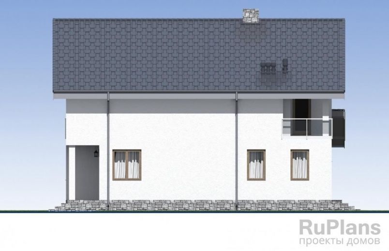 Проект кирпичного дома №547 на заказ