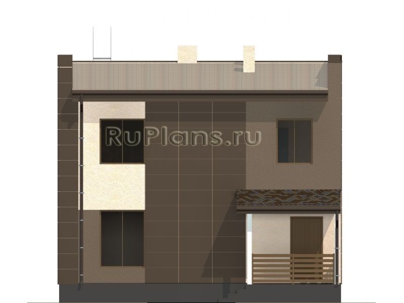Проект блочного дома №912 на заказ