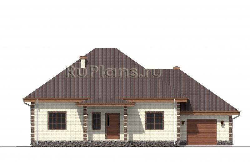 Проект кирпичного дома №383 на заказ