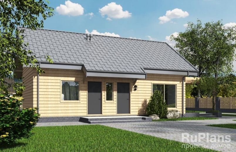 Проект каркасного дома №534 на заказ