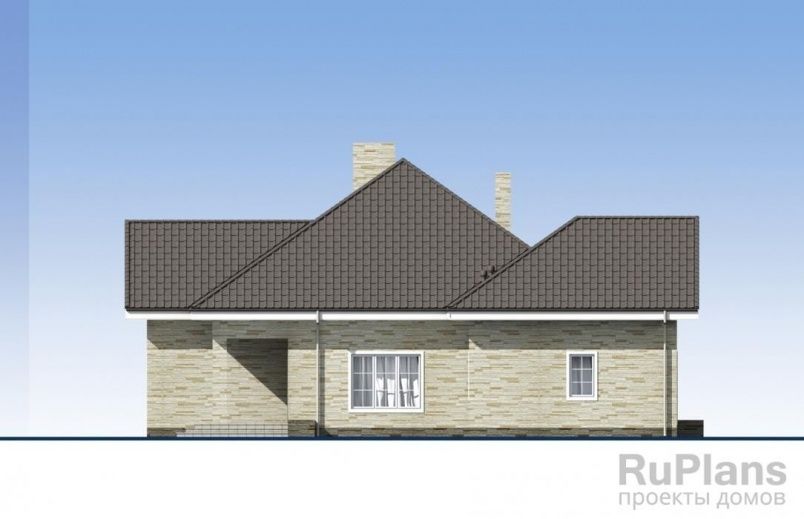 Проект блочного дома №614 на заказ