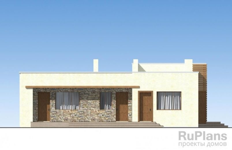 Проект блочного дома №233 на заказ