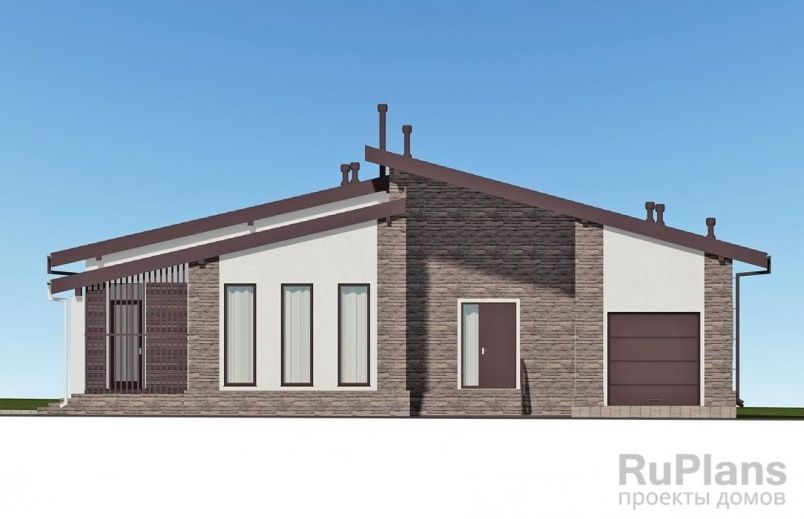 Проект блочного дома №978 на заказ