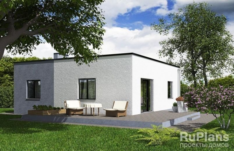 Проект блочного дома №641 на заказ