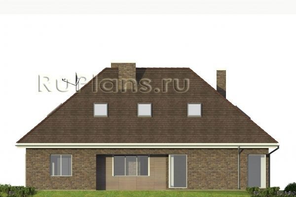 Проект кирпичного дома №788 на заказ