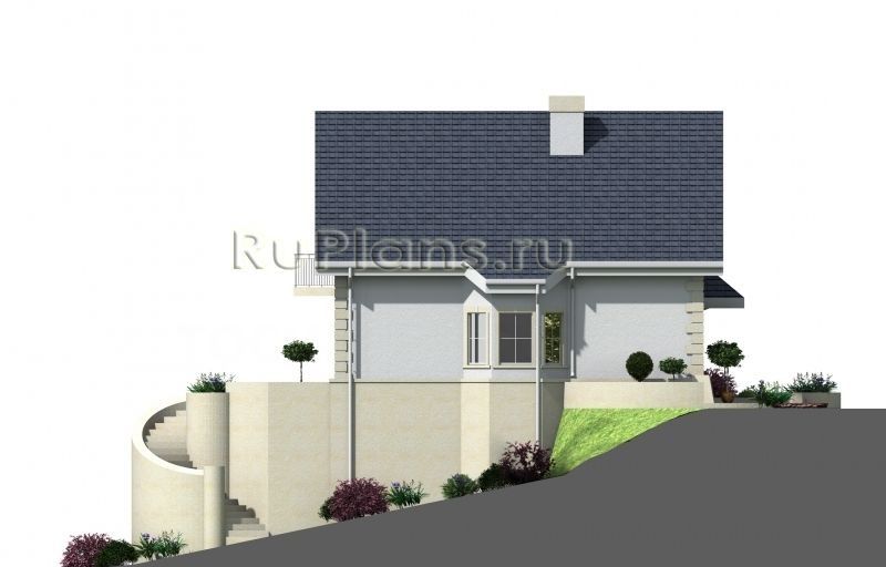 Проект каркасного дома №114 на заказ