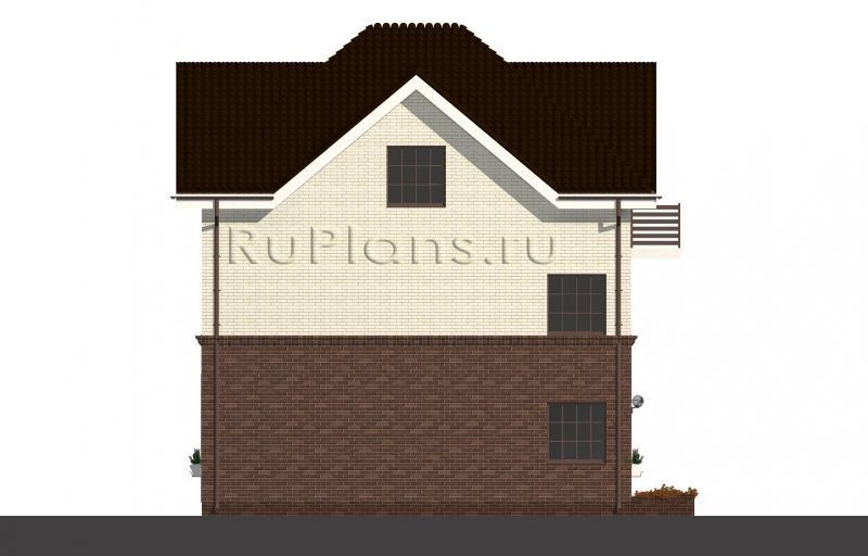 Проект кирпичного дома №478 на заказ