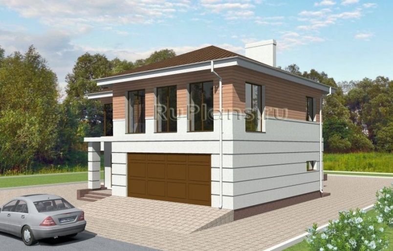 Проект кирпичного дома №568 на заказ