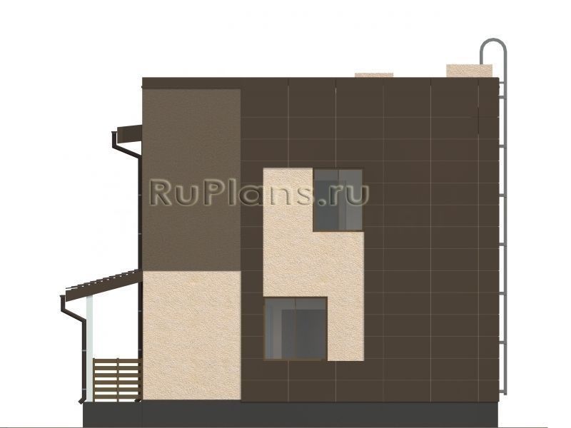 Проект блочного дома №912 на заказ