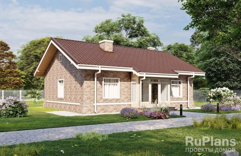 Проект блочного дома №550 на заказ